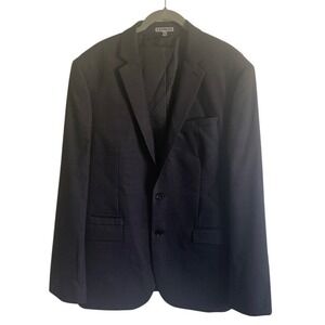 Express Photographer Blazer Mens Gray Fitted Sport Coat 40R Work Office Casual